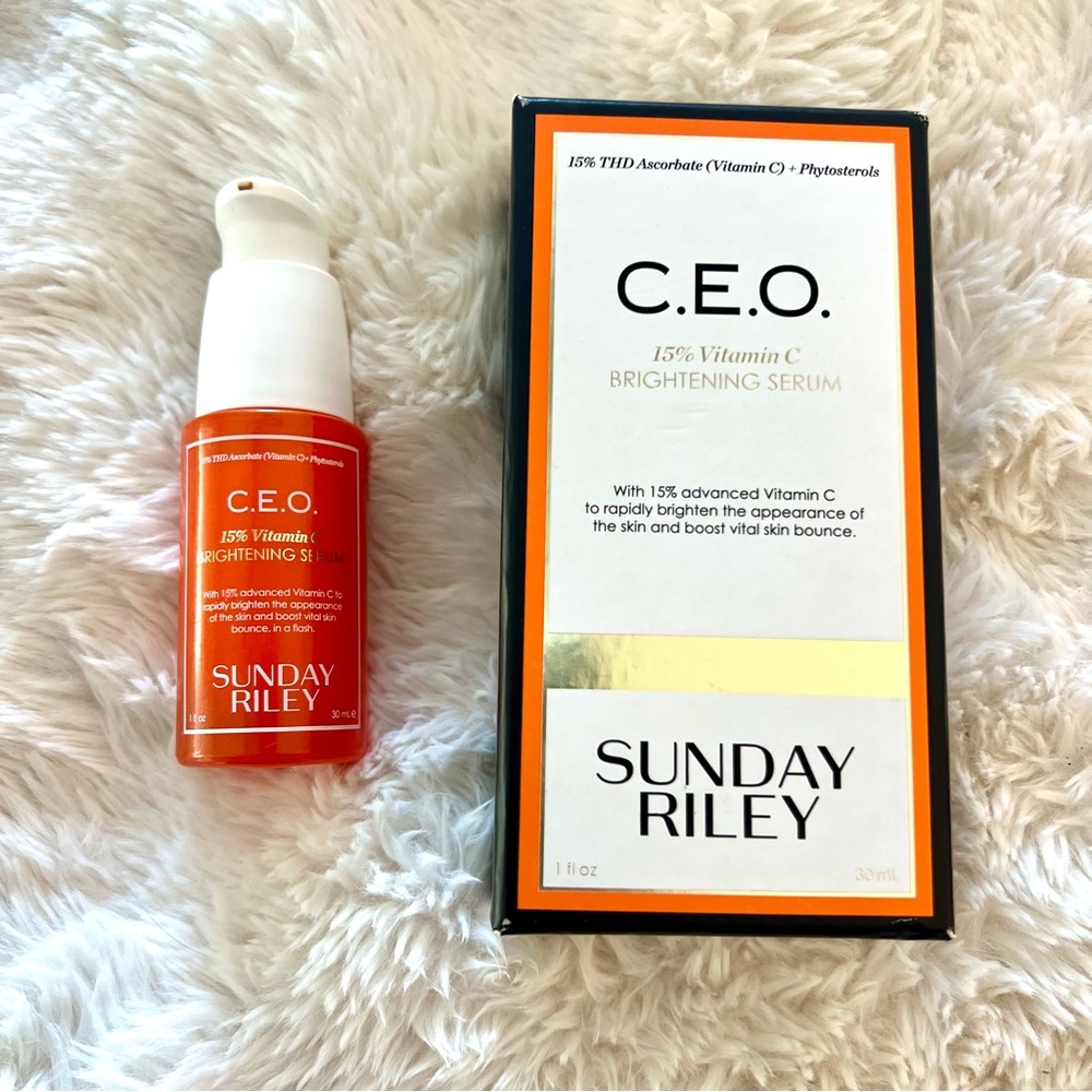 Sunday Riley C.E.O. Brightening Serum - Vibrant Orange